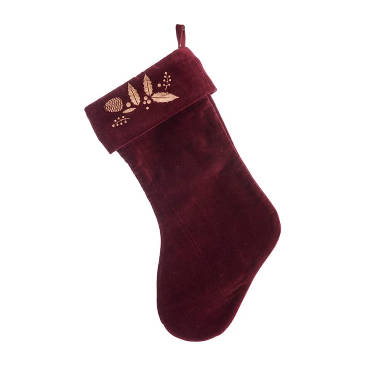 Cristie stocking, pomegranaten-light gold Lene Bjerre