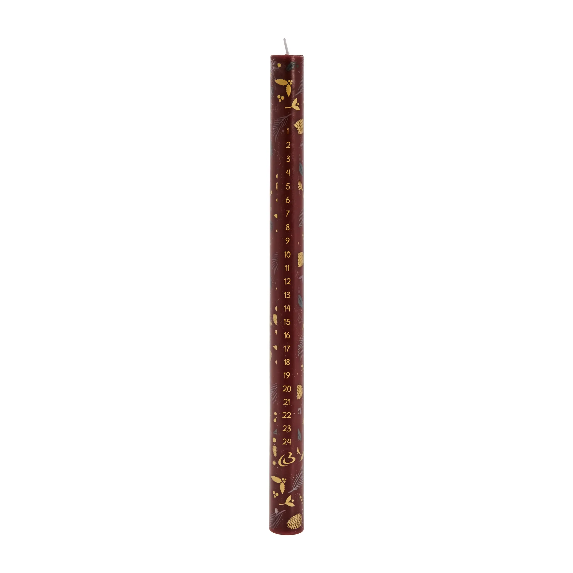 Cristienne advent candle 30 cm, powder-light gold Lene Bjerre