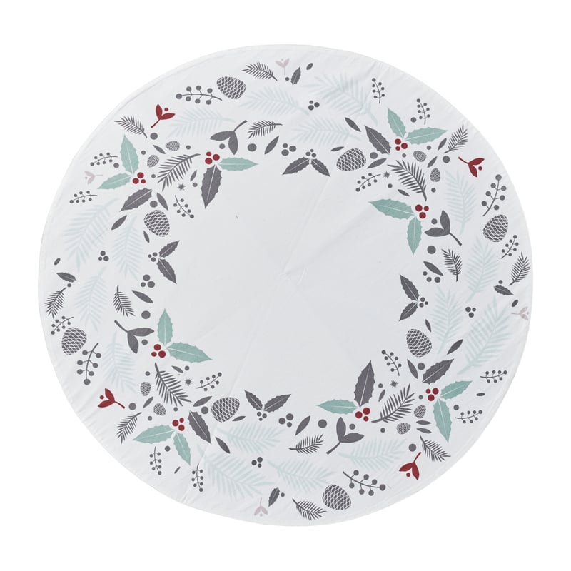 Lene Bjerre Cristivia Chrsitmas tree rug Ø110 cm white-multi