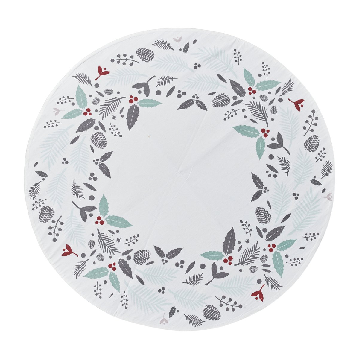 Lene Bjerre Cristivia Chrsitmas tree rug Ø110 cm white-multi