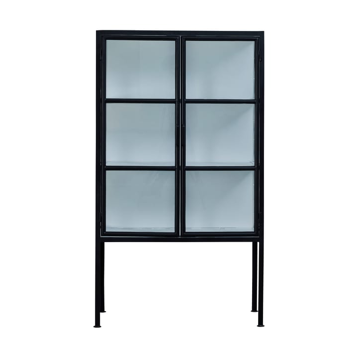 Depot display cabinet 85x40x150 cm - Black-white - Lene Bjerre