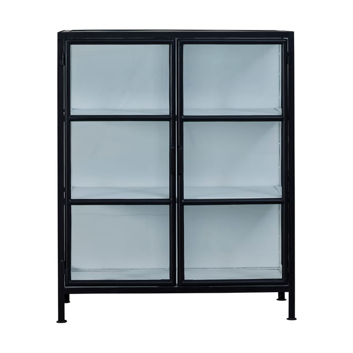 Depot display cabinet 90x40x110 cm - Black-white - Lene Bjerre