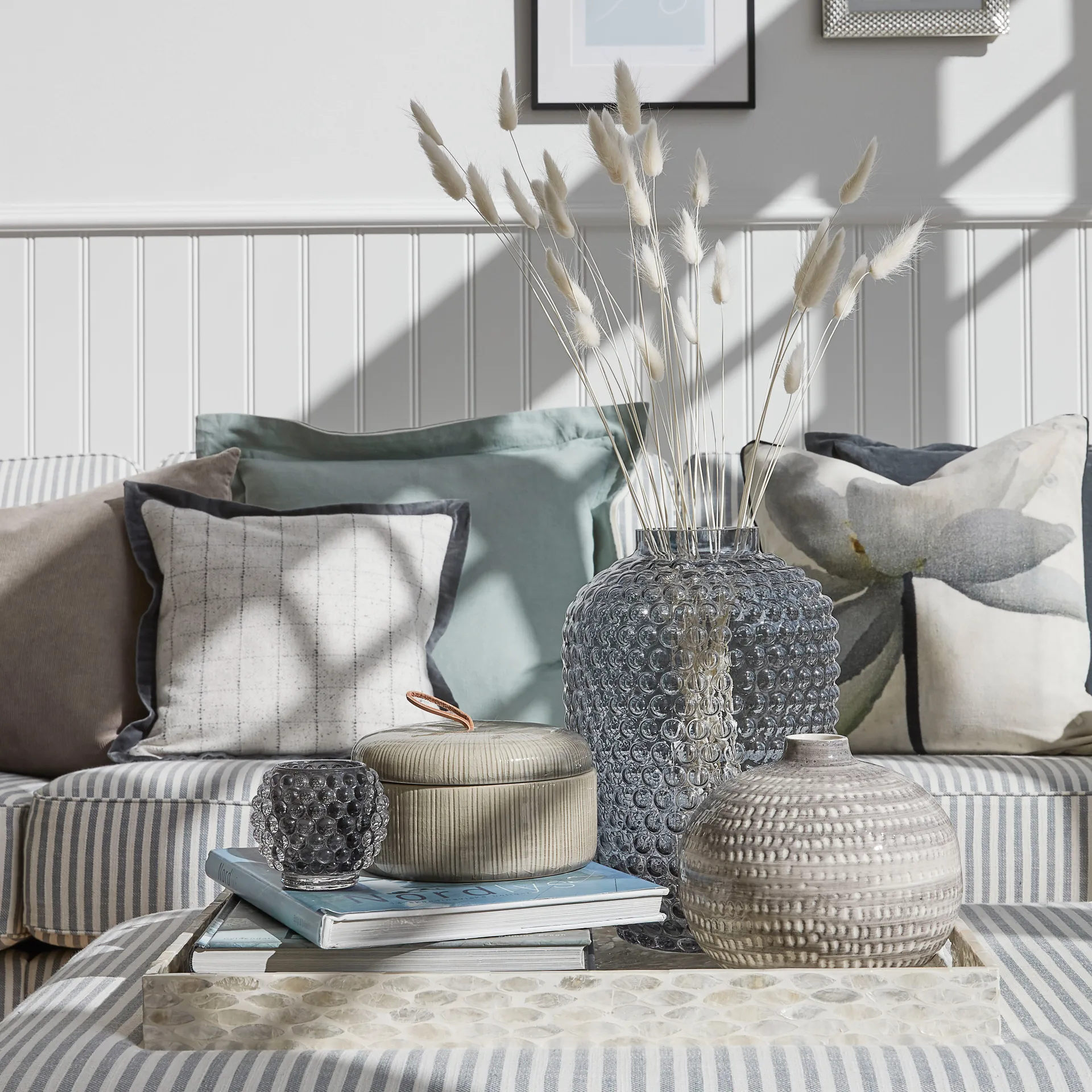 Doria lantern 7.5 cm, Dark grey Lene Bjerre