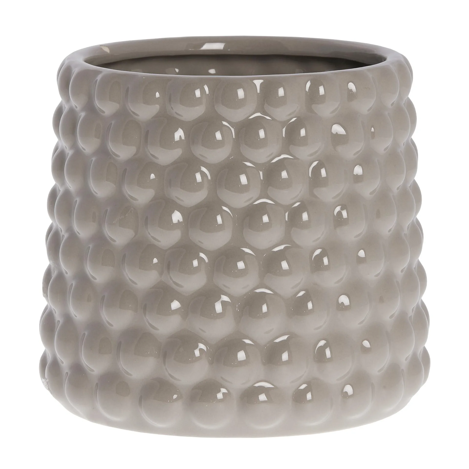 Dotsie flower pot Ø18 cm, Grey Lene Bjerre