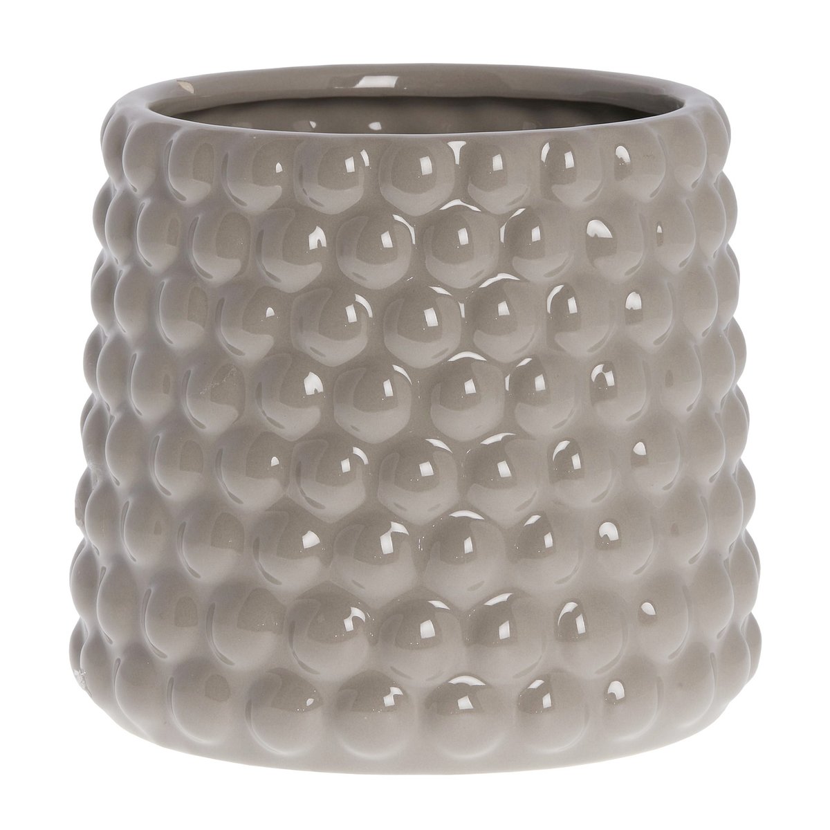 Lene Bjerre Dotsie flower pot Ø18 cm Grey | Scandinavian Design | Flower pots | Grey