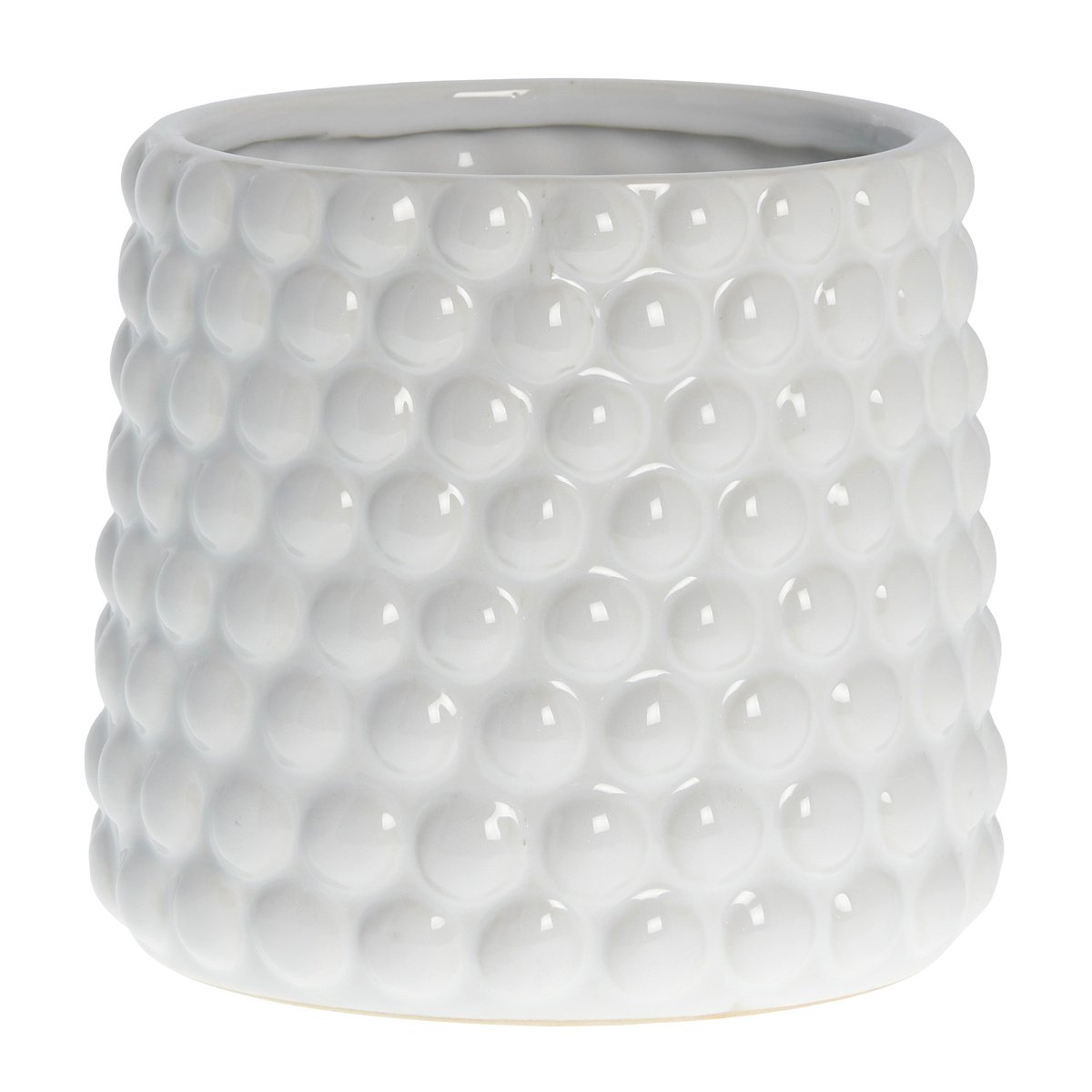 Lene Bjerre Dotsie flower pot o18 cm White | Scandinavian Design | Flower pots | White