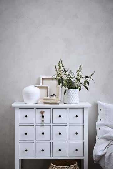 Dotsie flower pot Ø20 cm - White - Lene Bjerre