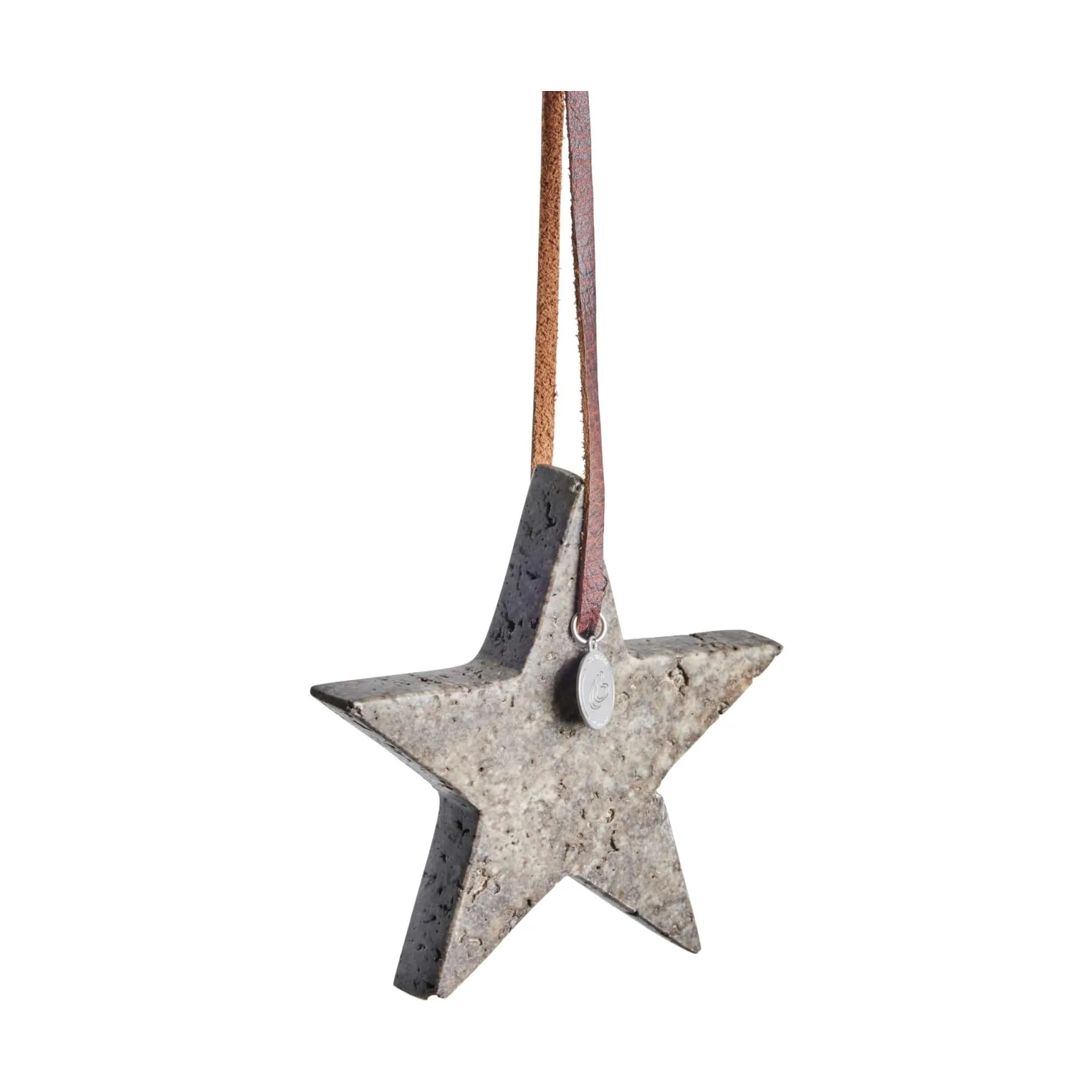 Elina Christmas tree decoration star 10 cm, Brown Lene Bjerre