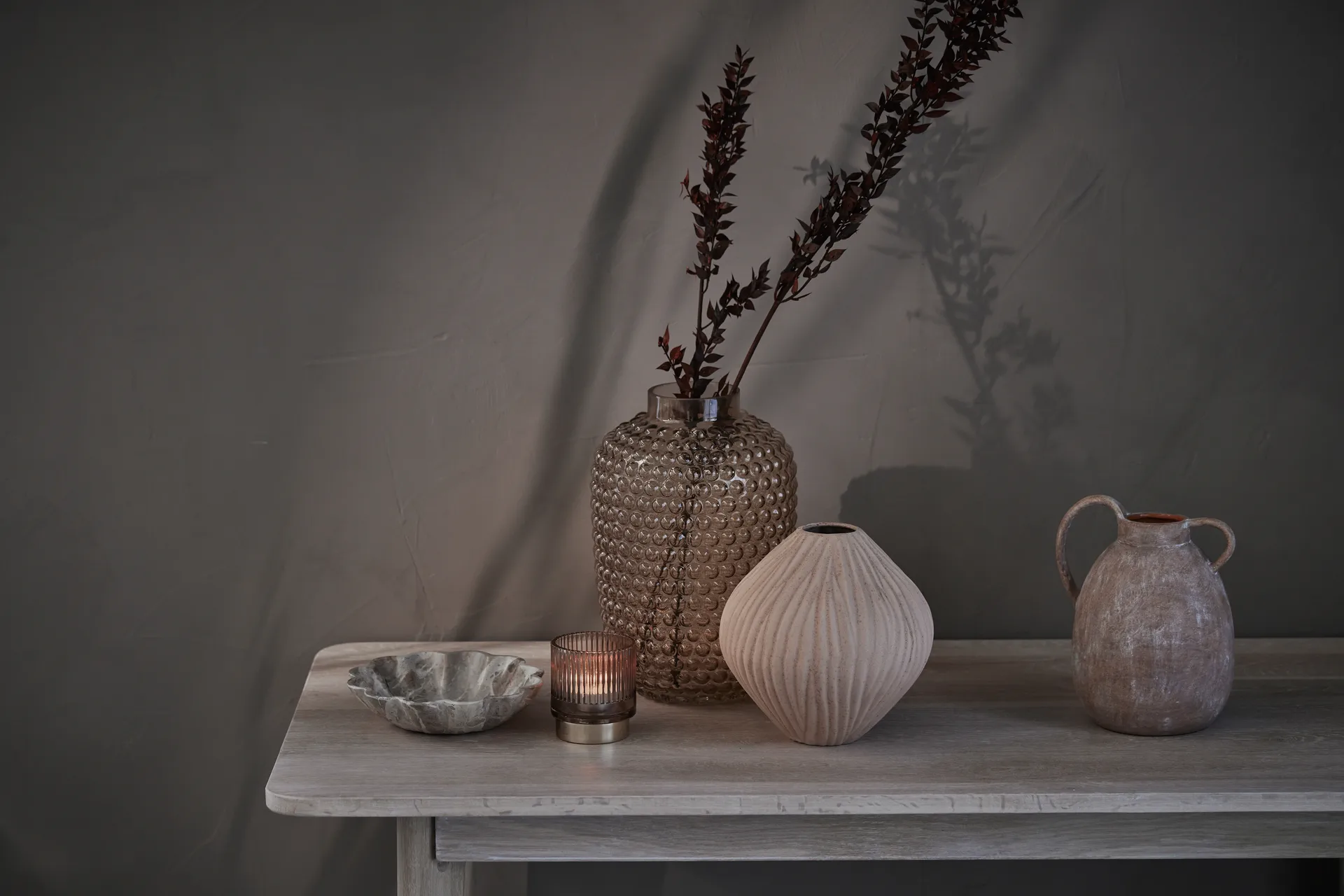 Ellia serving bowl Ø19 cm, Linen Lene Bjerre