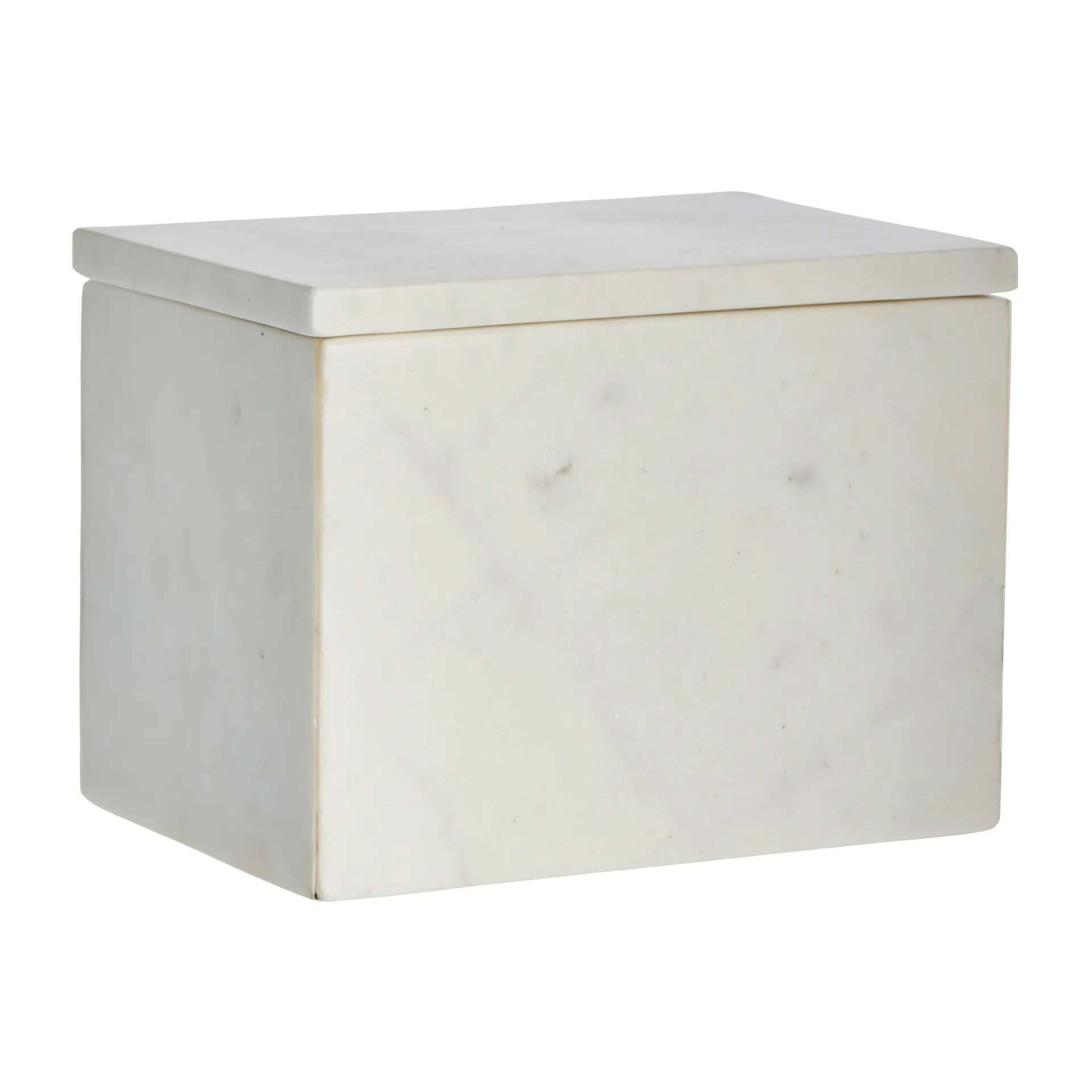 Ellia storage box marble 16.5x11.5 cm, White Lene Bjerre
