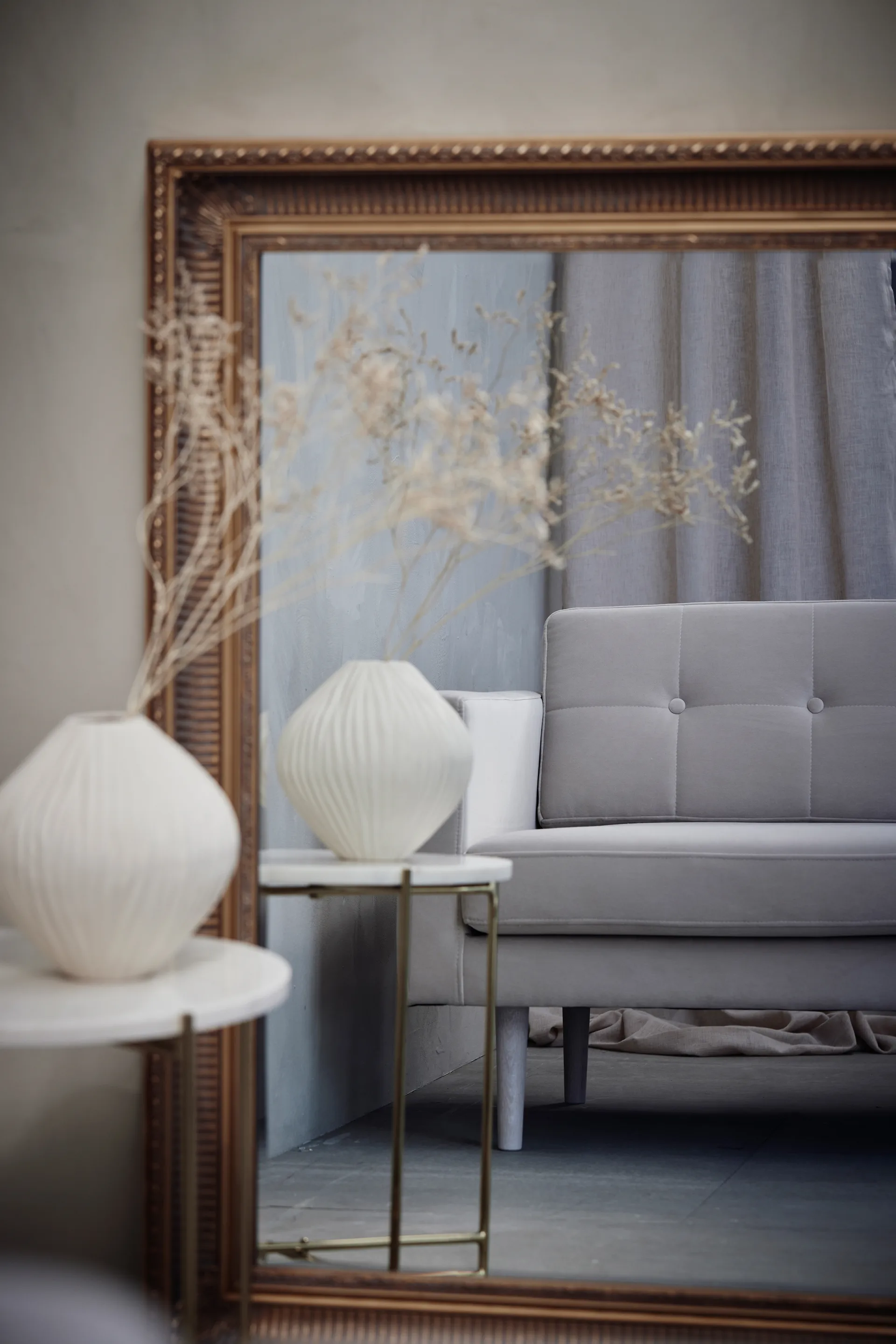 Esmia decorative vase 21 cm, Off white Lene Bjerre