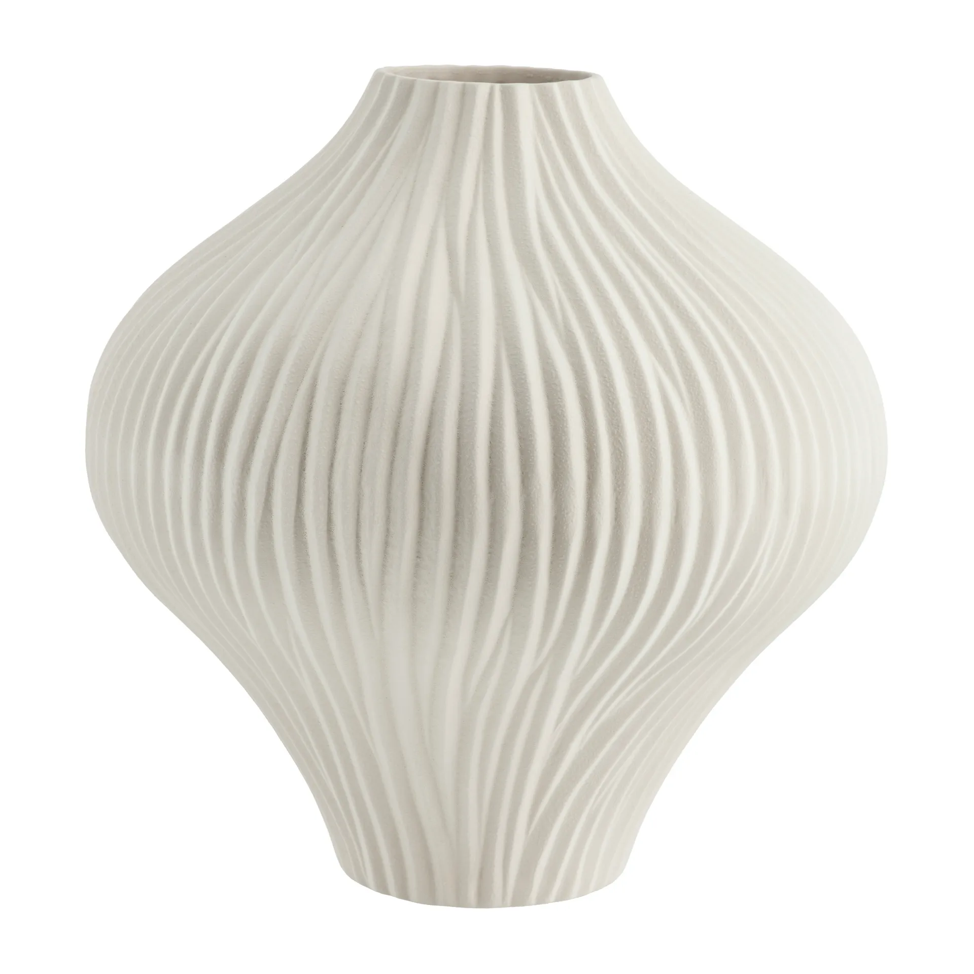 Esmia decorative vase 34.5 cm, Off white Lene Bjerre