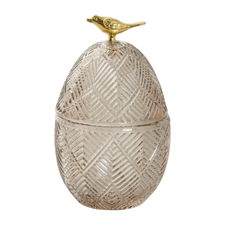 Esmia Easter egg 15 cm, Dark Grey-light gold Lene Bjerre
