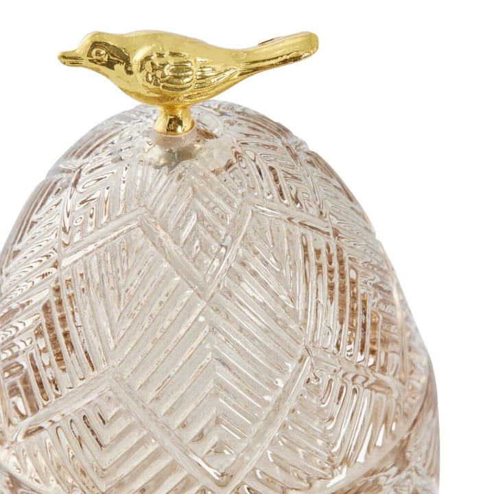Esmia Easter egg 15 cm, Dark Grey-light gold Lene Bjerre