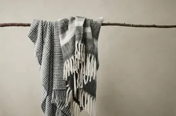 Friola throw 170x130 cm - Grey-off white - Lene Bjerre