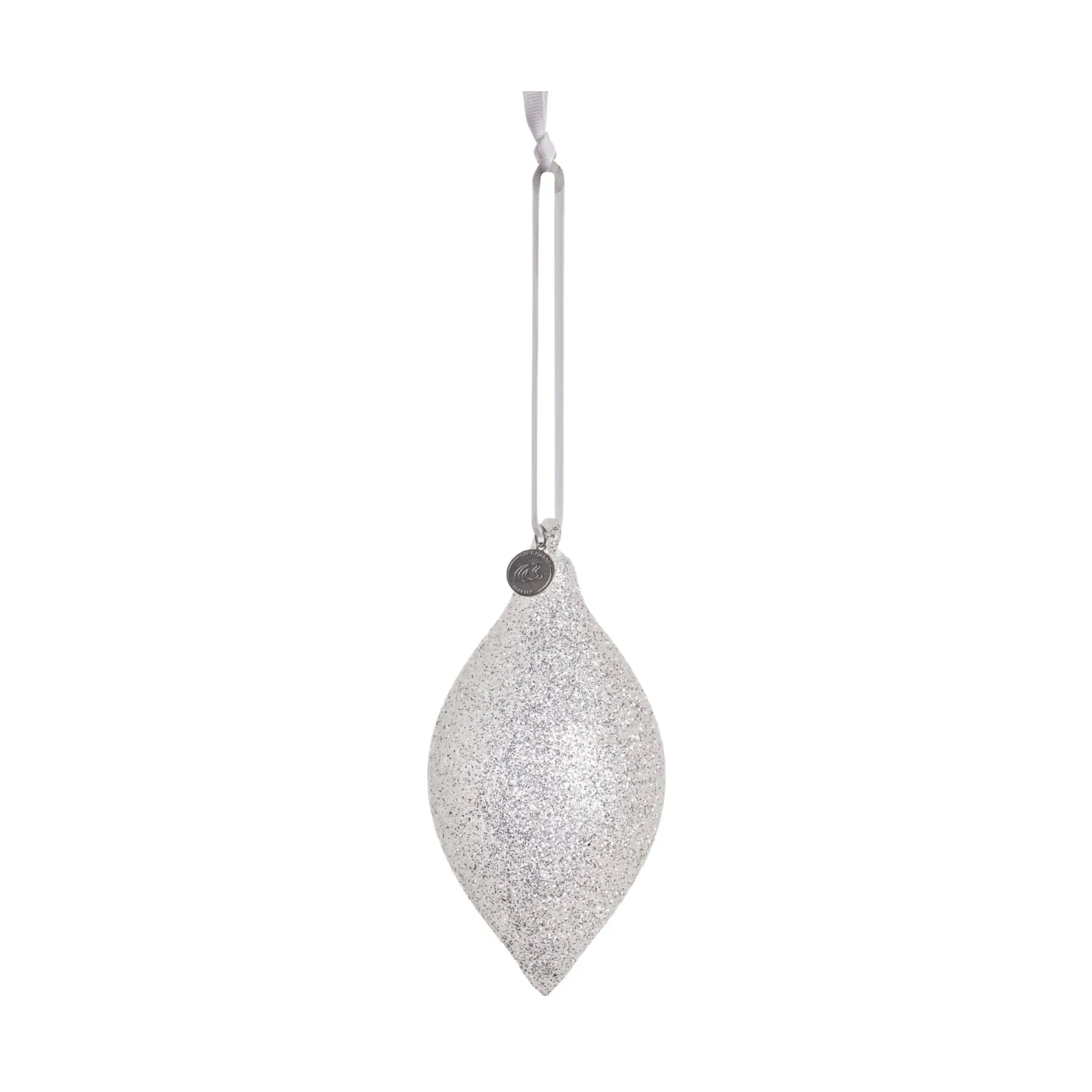 Glitteria decoration Christmas tree decoration 17 cm, Silver Lene Bjerre