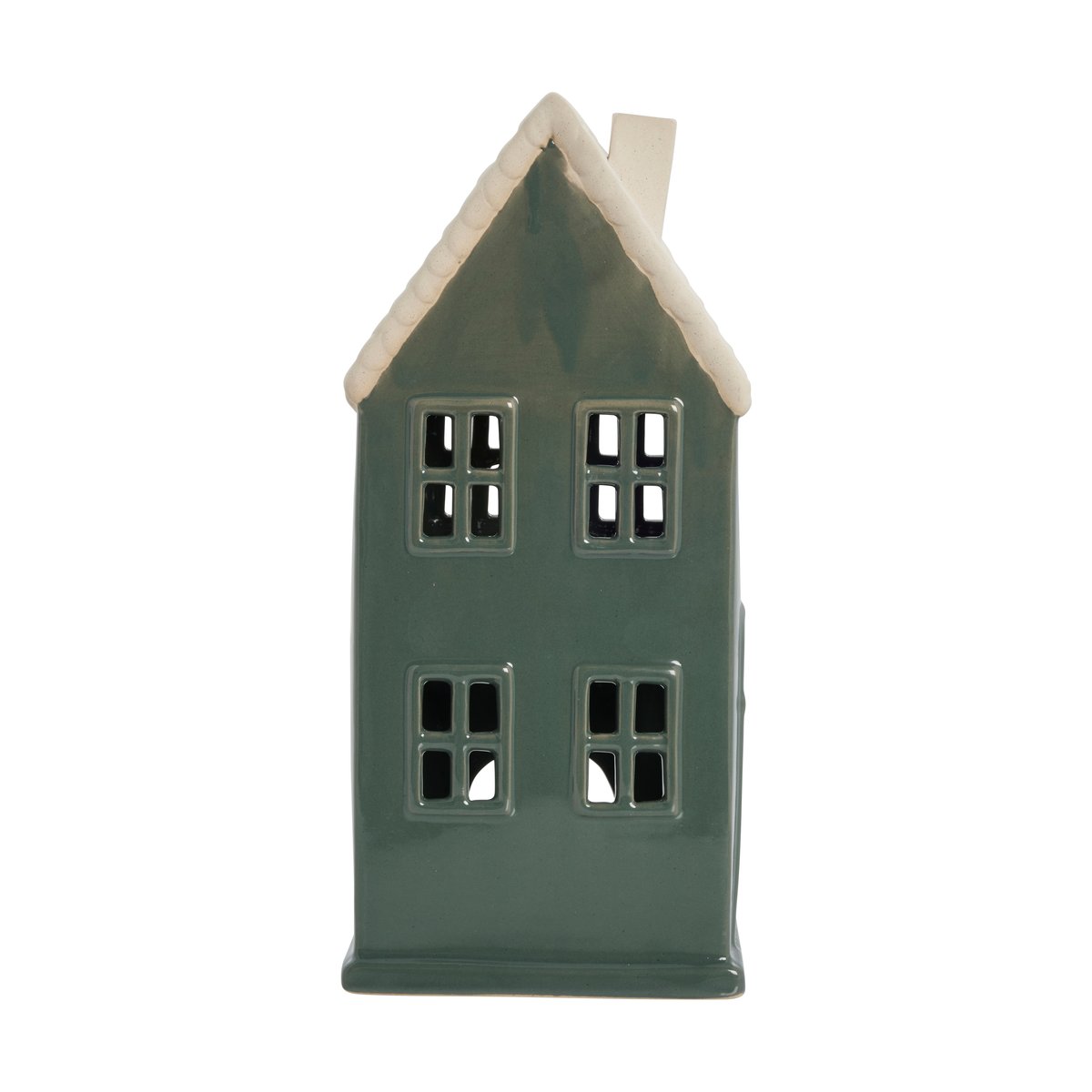 Lene Bjerre Hollia decorative house 29 cm Dark green
