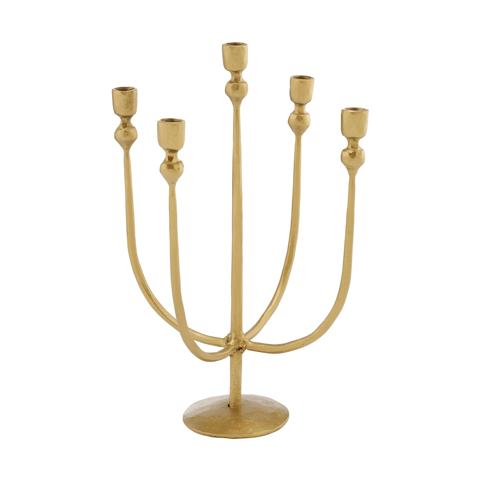 Imelia candle holder, Gold-coloured, 16x16x24.5 cm Lene Bjerre
