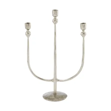 Imelia candle holder - Silver-coloured, 16x7x24.5 cm - Lene Bjerre