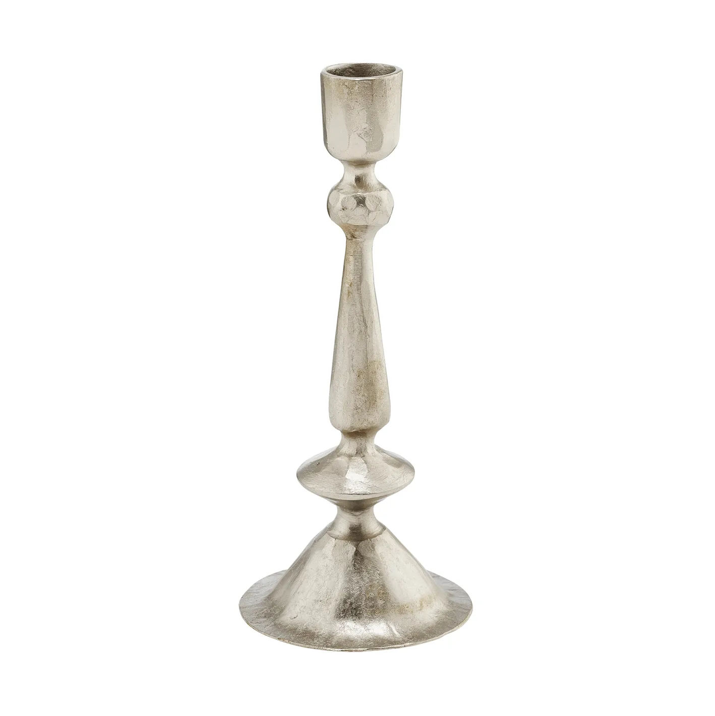 Inine candleholder, Silver-coloured, 8x8x20 cm Lene Bjerre