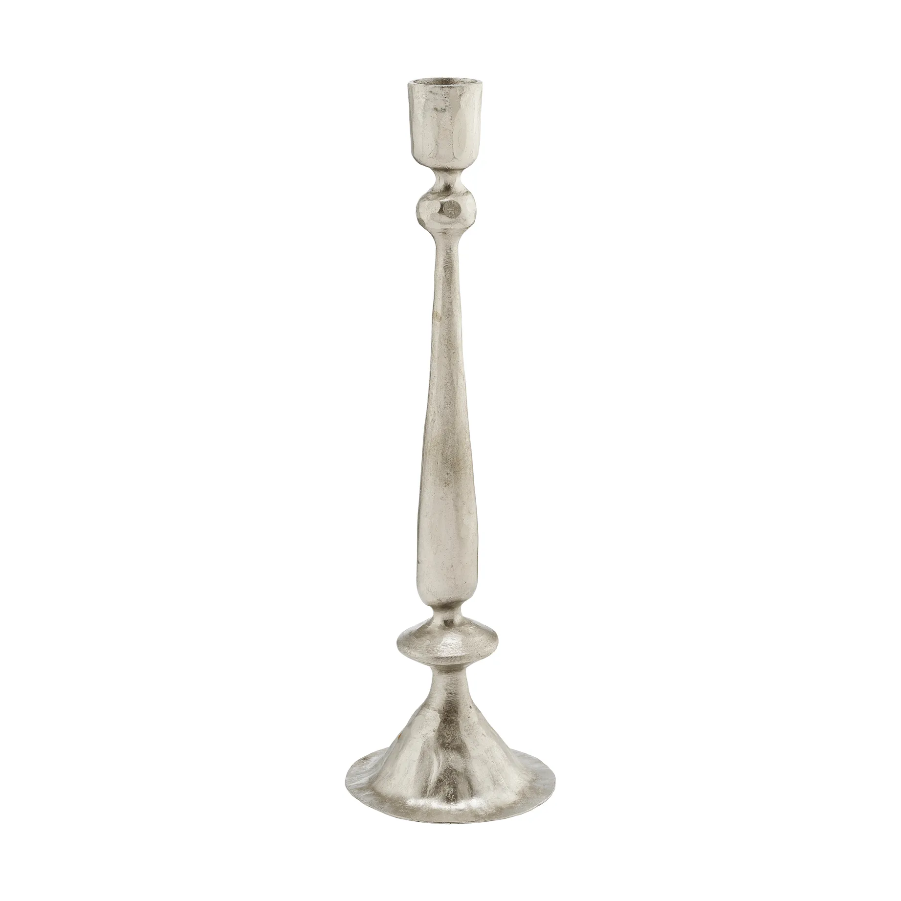 Inine candleholder, Silver-coloured, 9x9x29 cm Lene Bjerre
