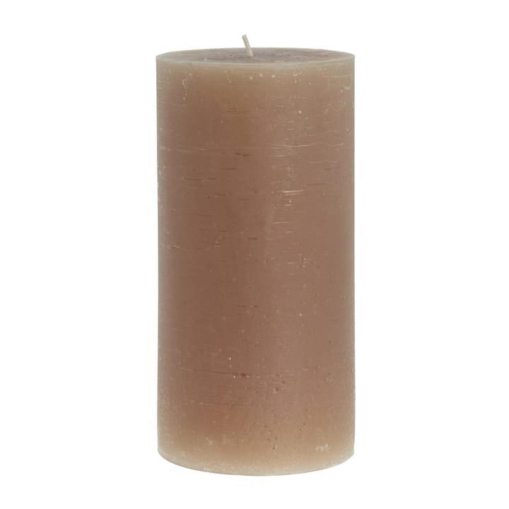 Lene Bjerre Rustic candle golden brown Ø10 cm - 20 cm - Lene Bjerre
