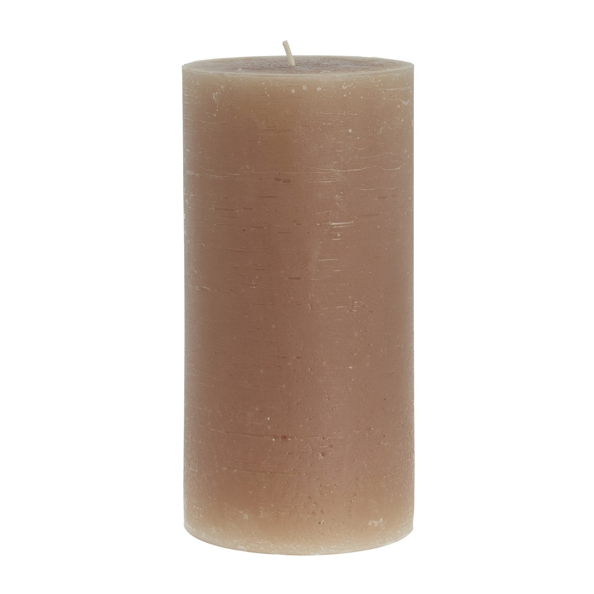 Lene Bjerre Rustic candle golden brown o10 cm 20 cm