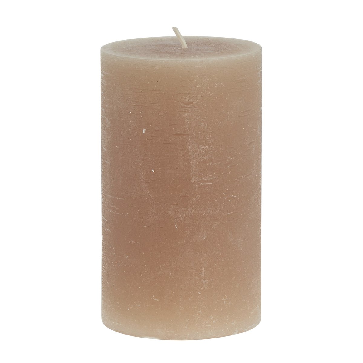 Lene Bjerre Lene Bjerre Rustic candle golden brown Ø7.5 cm 12.5 cm