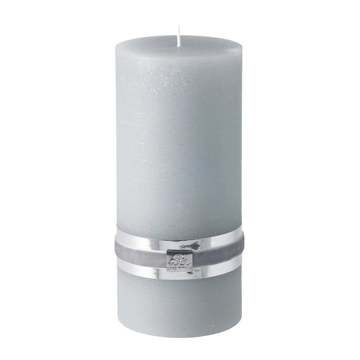 Lene Bjerre rustic candle light grey o10 cm 20 cm | Scandinavian Design | Candles | Grey