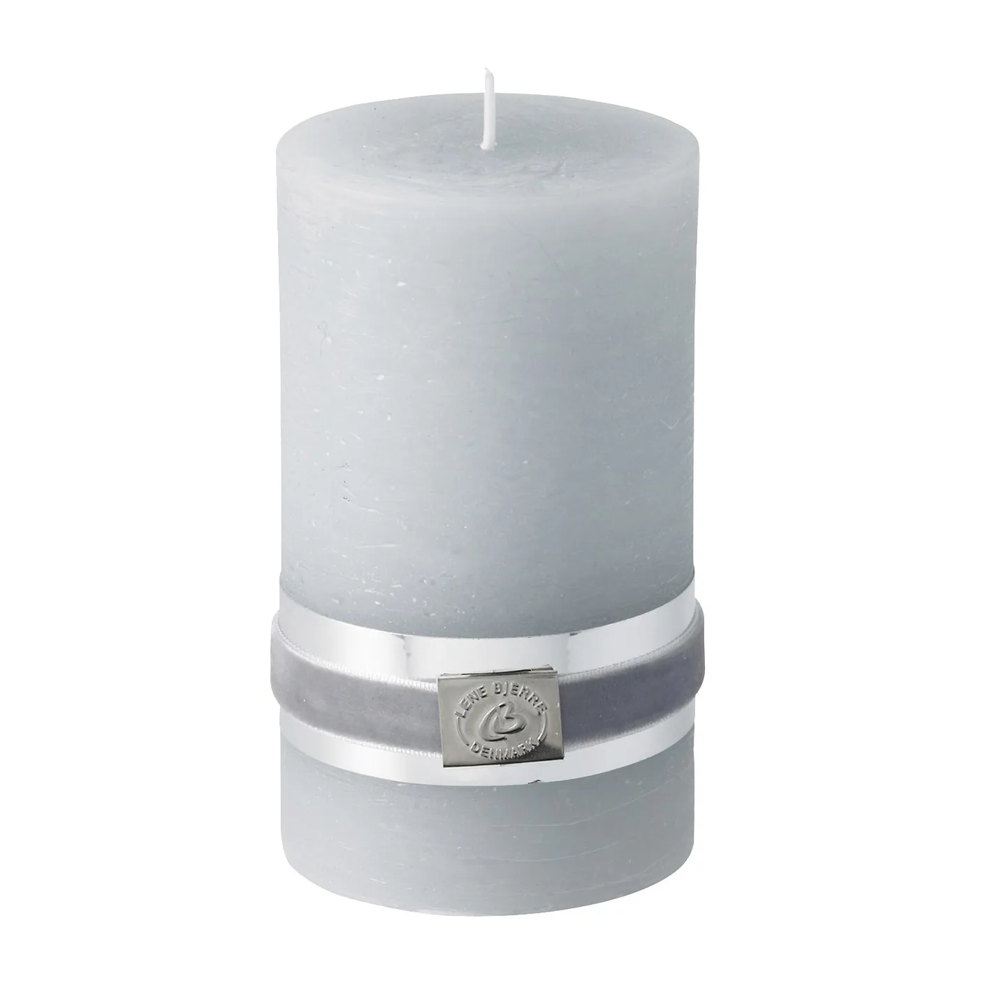 Lene Bjerre rustic candle light grey Ø7.5 cm, 12.5 cm Lene Bjerre