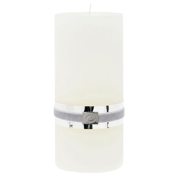 Lene Bjerre Rustic candle - off white 20 cm - Lene Bjerre