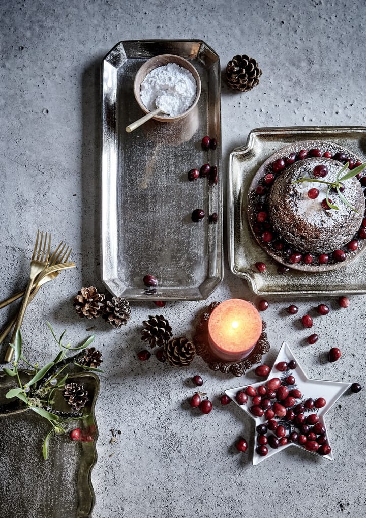 Lene Bjerre rustic candle pomegrante Ø7.5 cm, 12.5 cm Lene Bjerre