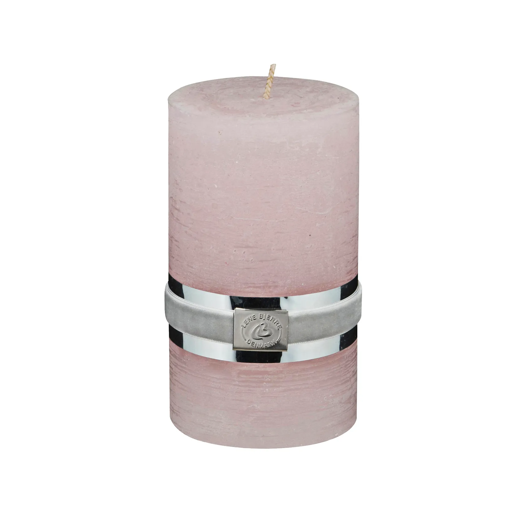 Lene Bjerre Rustic candle powder Ø7.5 cm, 12.5 cm Lene Bjerre