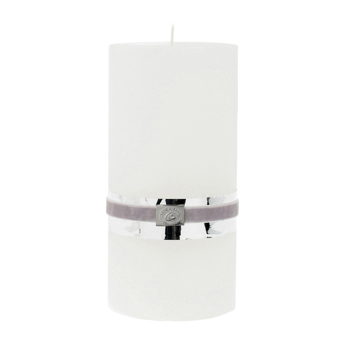 Lene Bjerre Rustic candle white 20 cm | Scandinavian Design | Candles | White