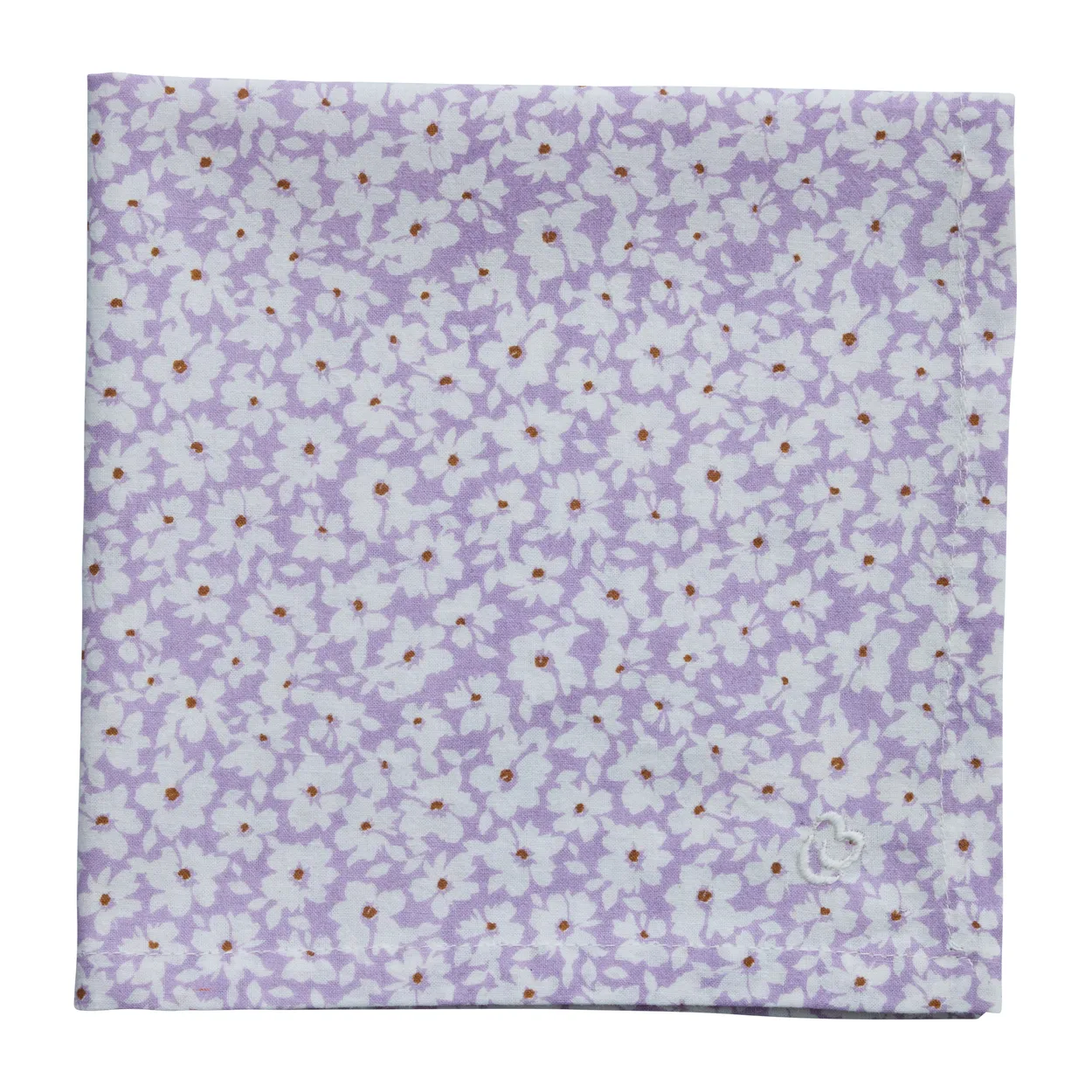 Lene Bjerre Liberte napkin 40x40 cm Lilac-white | Scandinavian Design | Linen & cotton napkins | Purple