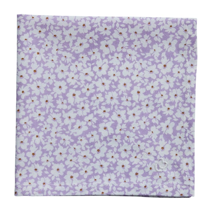 Liberte napkin 40x40 cm - Lilac-white - Lene Bjerre