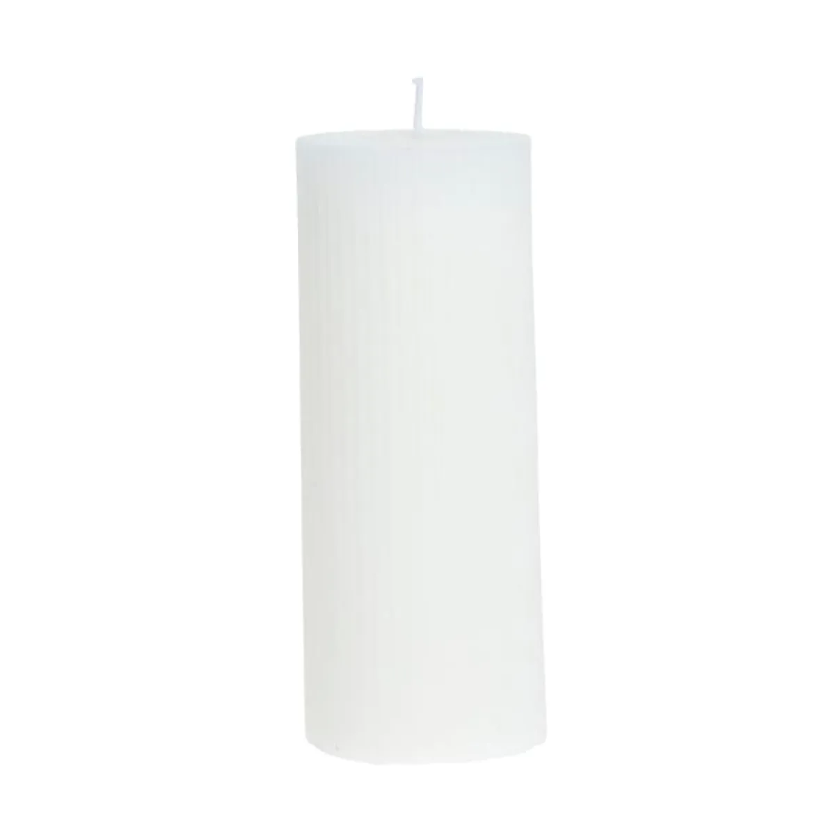 Lissa candle Ø6x15 cm, White Lene Bjerre