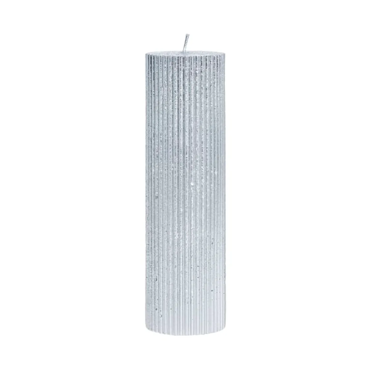 Lissa candle Ø6x20 cm, Silver Lene Bjerre