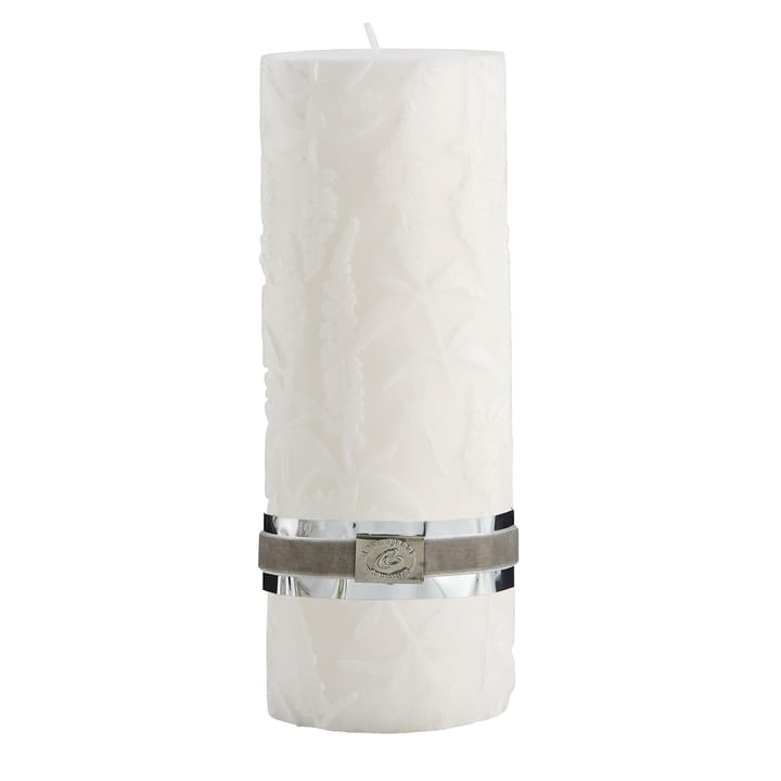 Lupia candle 20 cm - White - Lene Bjerre