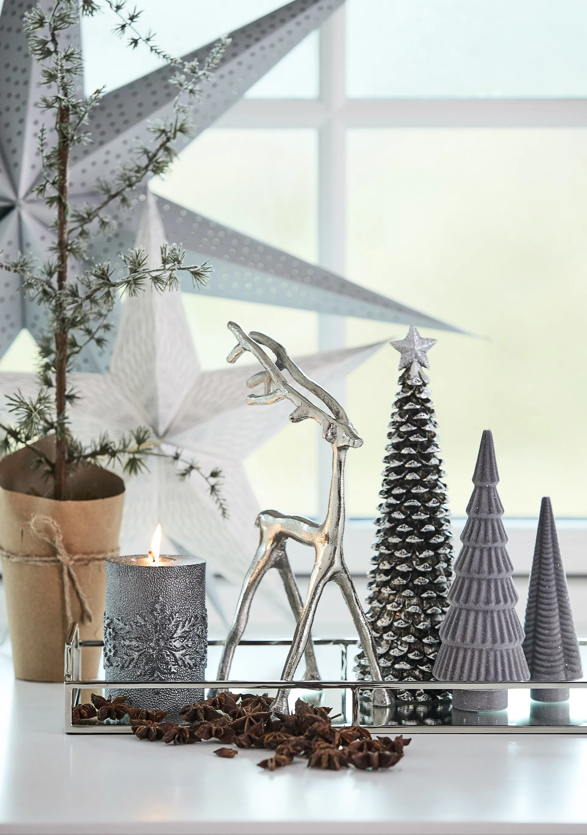 Marely reindeer 27 cm, Gold Lene Bjerre