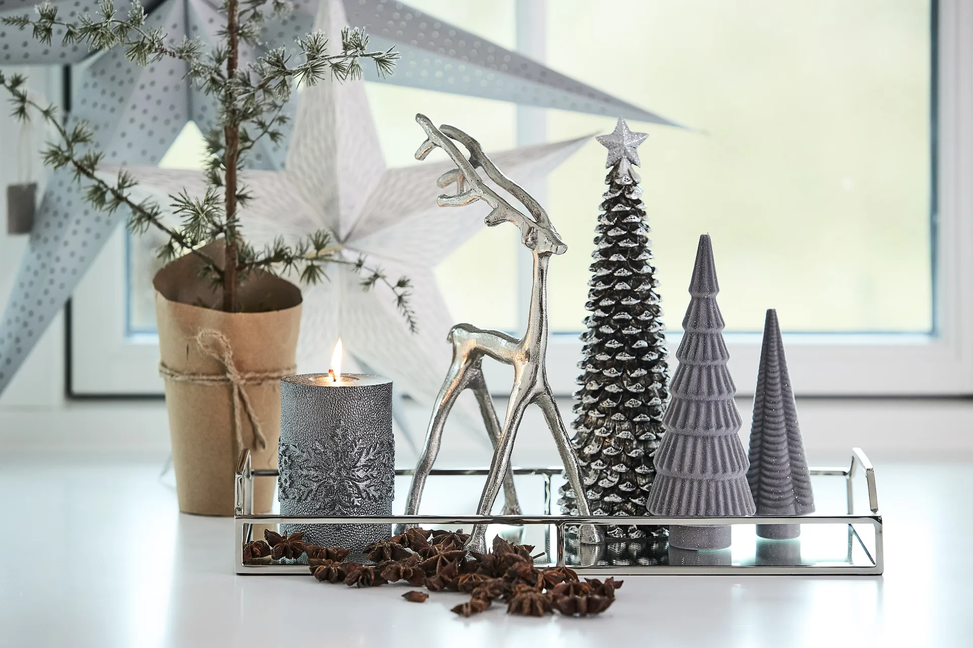 Marely reindeer 27 cm, Gold Lene Bjerre