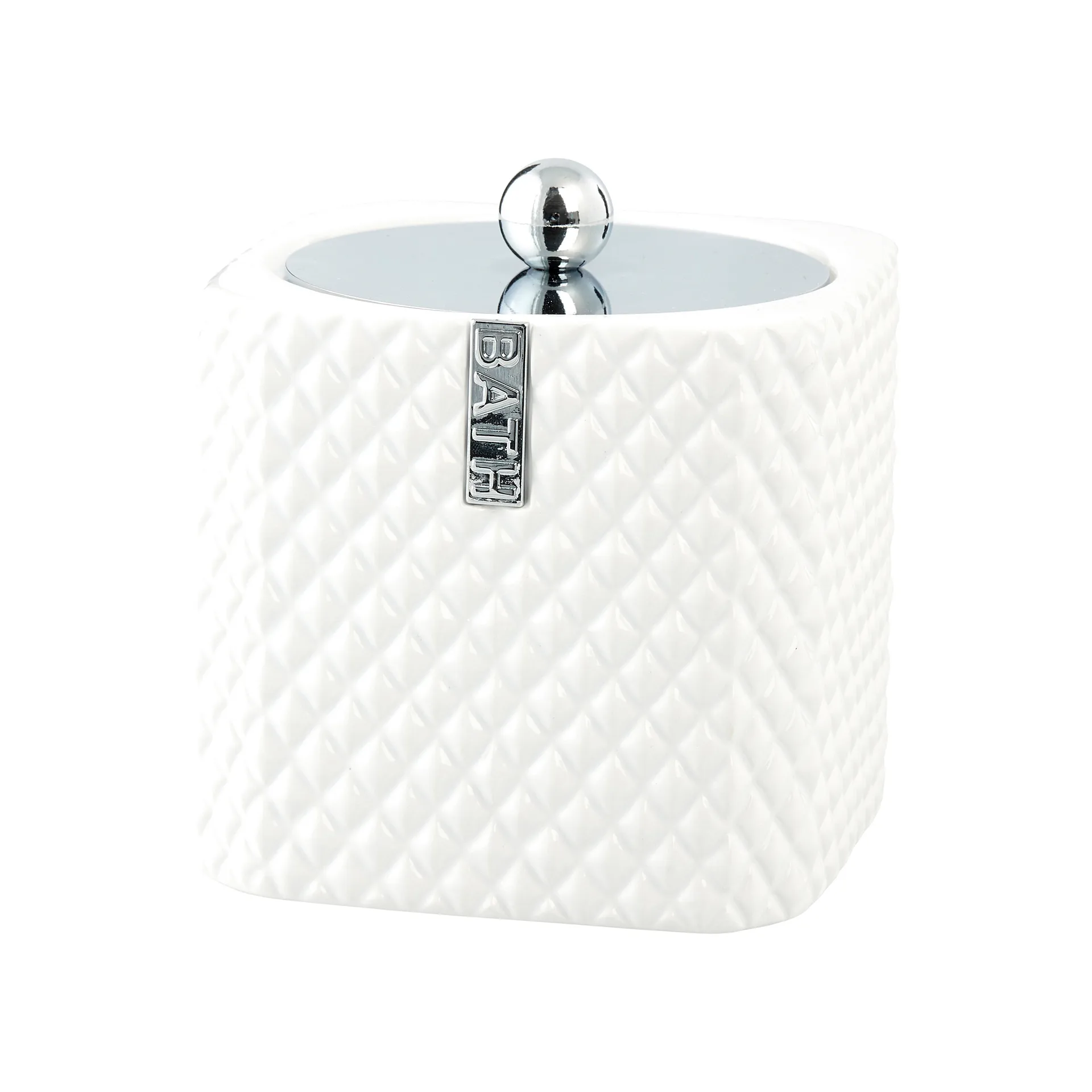Marion jar 13.5 cm, White-silver Lene Bjerre