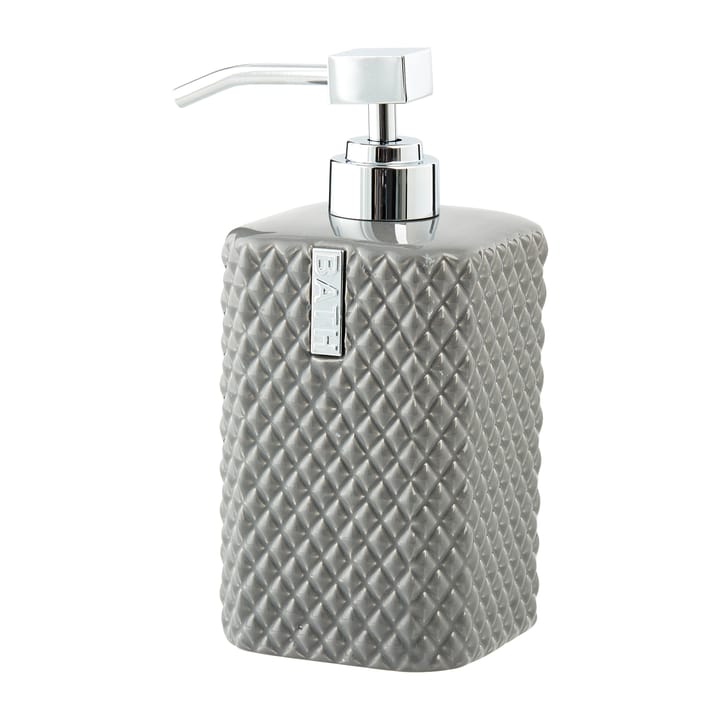 Marion soap dispenser 17.5 cm - Monument grey-silver - Lene Bjerre