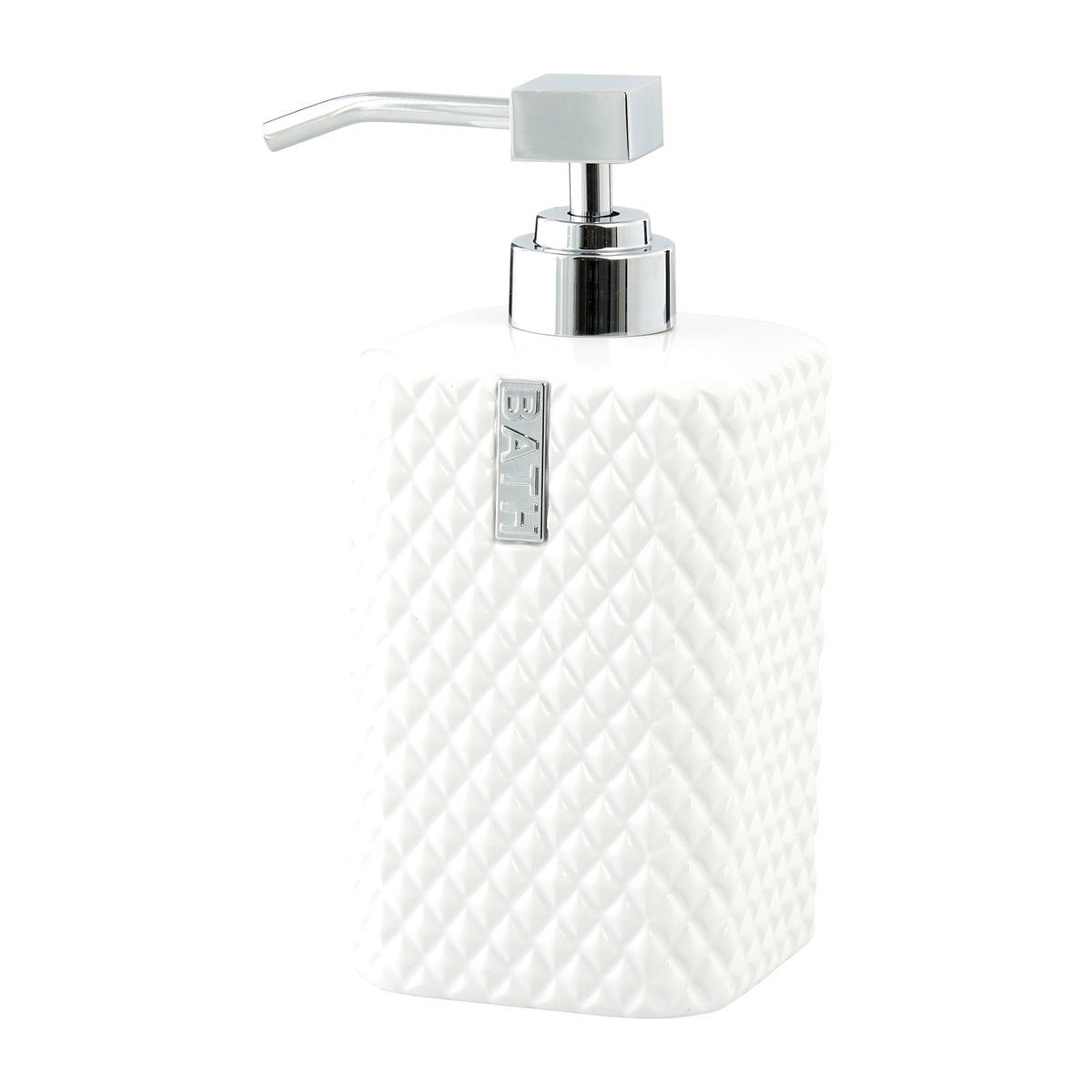 Lene Bjerre Marion soap 17.5 cm White-silver | Scandinavian Design | Soap dispensers & dishes | Silver-coloured