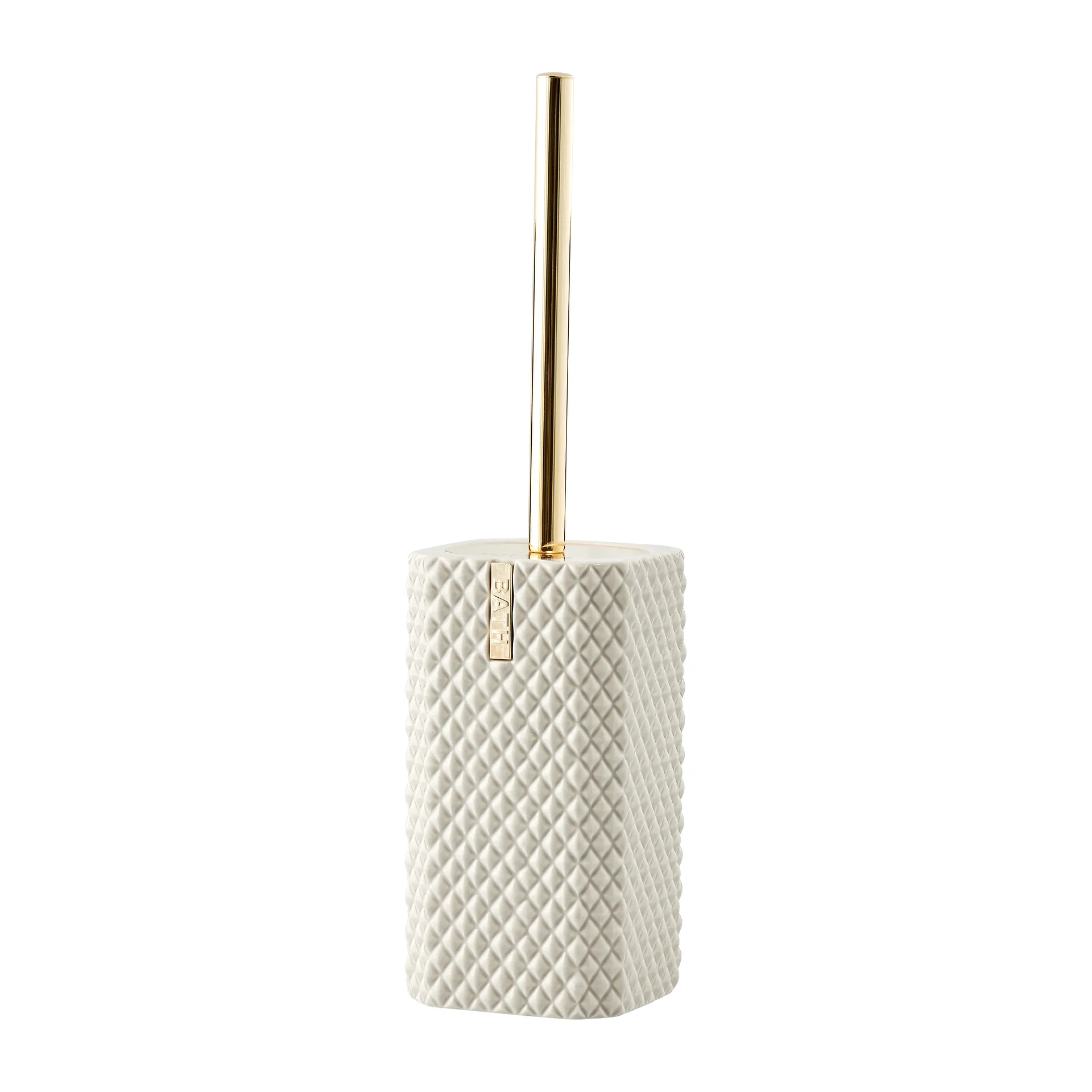 Marion toilet brush 39 cm, Camel-light gold Lene Bjerre