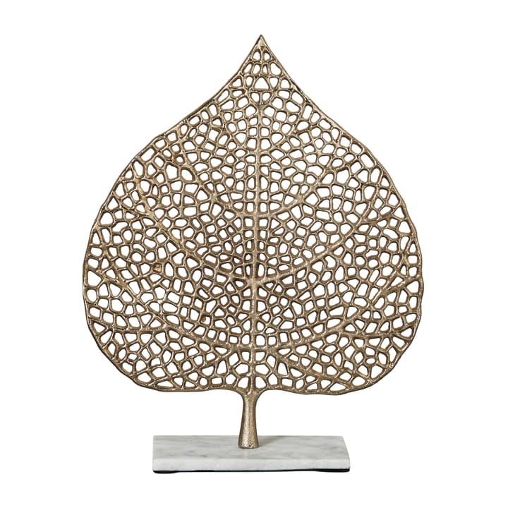 Marmilla decorative leaf 31x10 cm - Gold-marble - Lene Bjerre