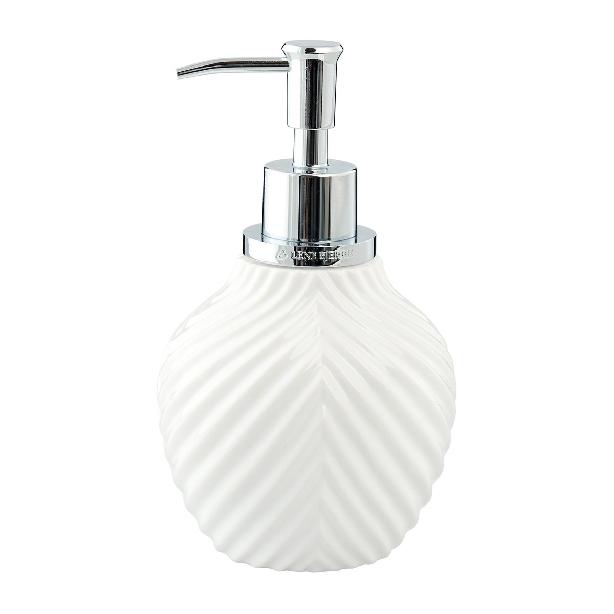 Lene Bjerre Milda soap 17.5 cm White-silver | Scandinavian Design | Soap dispensers & dishes | Silver-coloured