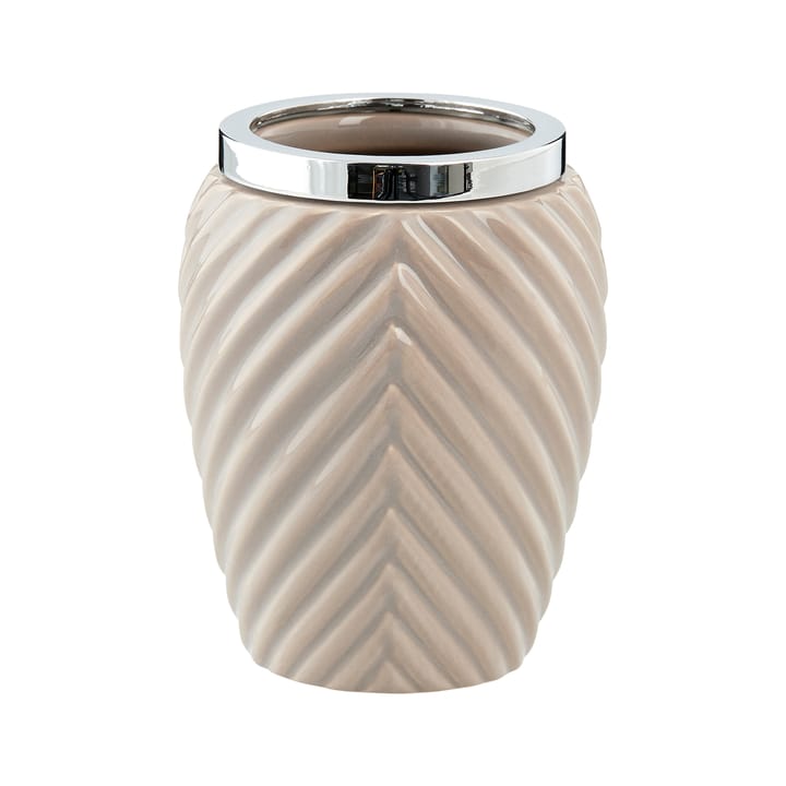 Milda toothbush mug 11 cm - Driftwood-silver - Lene Bjerre