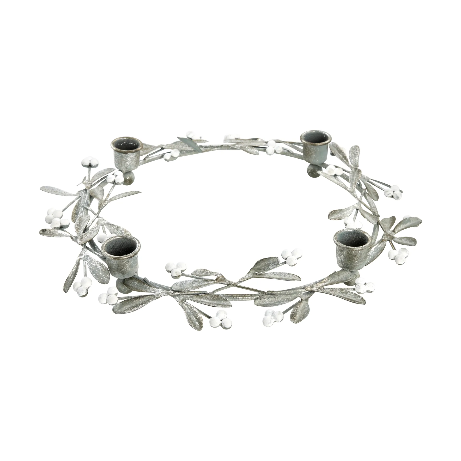 Missia advent candle Ø33 cm, Silver Lene Bjerre