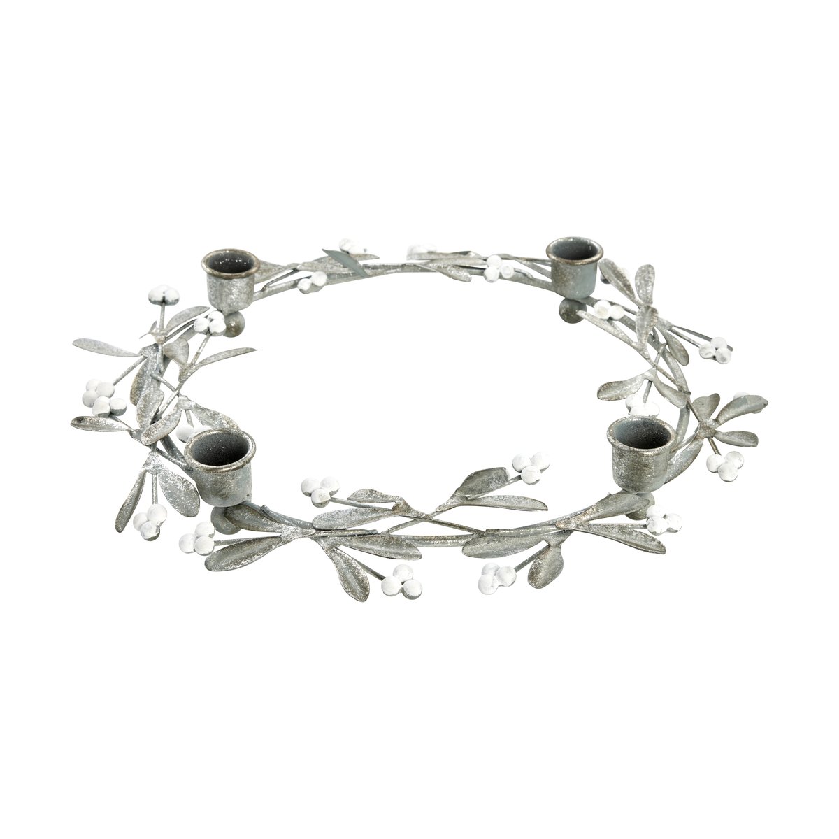 Lene Bjerre Missia advent candle Ø33 cm Silver